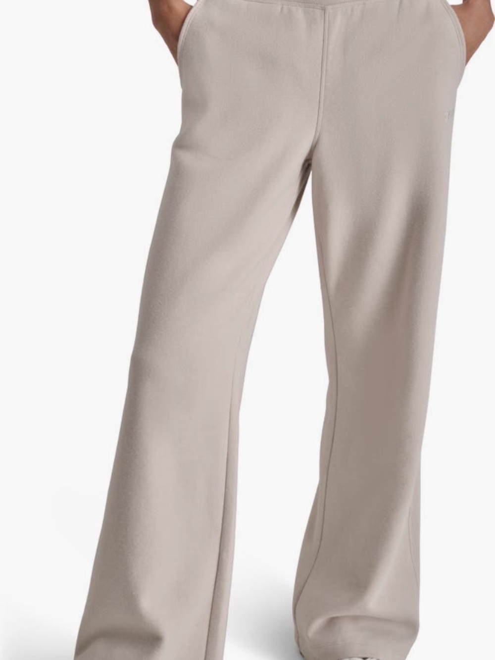 Dkny Women's Wide-Leg Pants in Light Beige Size XS